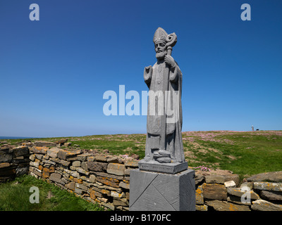 Downpatrick Head, Co. Mayo Foto Stock