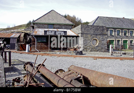 Llywernog argento miniera di piombo Ponterwyd Foto Stock