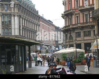 Lato Milanese Street Foto Stock