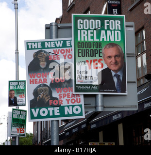 [Trattato UE] poster Irlanda Foto Stock