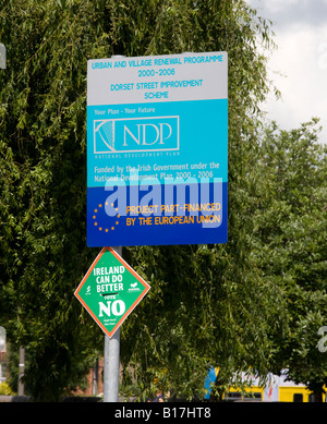 [Trattato UE] poster Irlanda Foto Stock