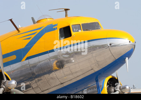 Douglas DC-3 C-47 Dakota classic vintage vecchi aeromobili Foto Stock