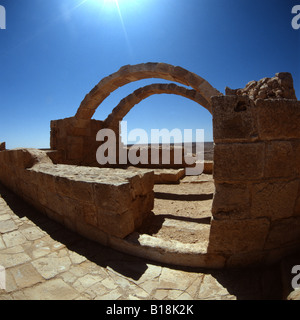 Città di avdat (oboda) nabatean città fondata III sec. a.c. Foto Stock