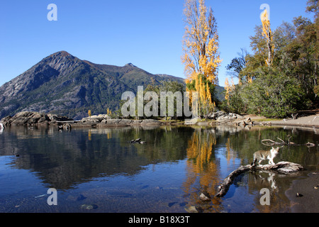 Yuco beach 5 - Lago Lacar - Lanin NP Foto Stock