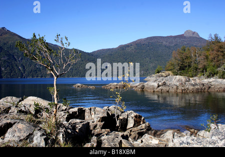 Yuco beach 7 - Lago Lacar - Lanin NP Foto Stock