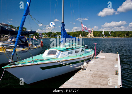 Mahone Bay, Nova Scotia, Canada. Foto Stock