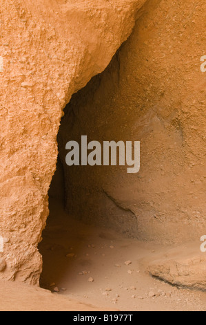 La Cuevona del Las Médulas, Spagna. Las Medulas erano la più grande miniera nell'impero romano. Foto Stock