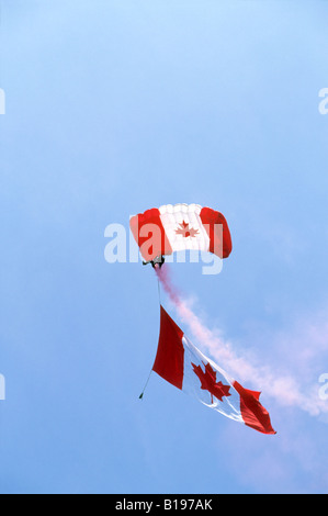 Forze armate canadesi sky diving team, Canada Foto Stock