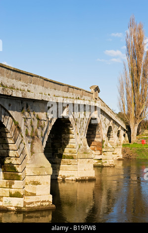 Inghilterra, Shropshire, Atcham. Atcham Bridge. Foto Stock