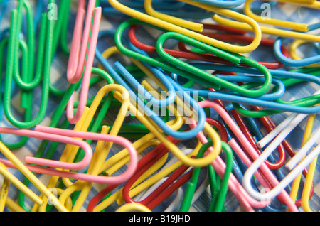 Clip di carta Foto Stock