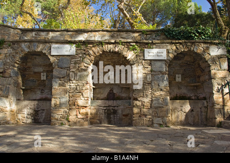 La molla fontane ad acqua in casa dell'Vrigin Maria. Selcuk, Turchia. Foto Stock