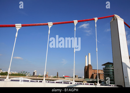 Regno Unito South West London Chelsea Bridge Foto Stock