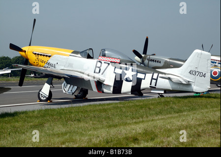 North American P-51 D Mustang 'feroce Frankie' Foto Stock