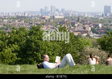 Parliament Hill - Hampstead Heath - Camden - Londra Foto Stock