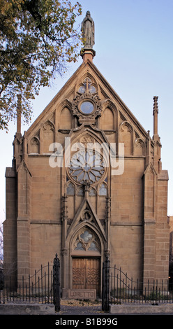 Cappella di Loreto a Santa Fe in Nuovo Messico sito storico Foto Stock