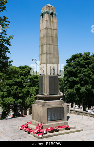 War Memorial, piste, Buxton, Peak District, Derbyshire, Inghilterra Foto Stock