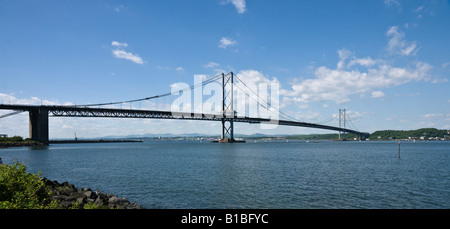 South Queensferry nr Edinburgh Scozia Forth Road Bridge Foto Stock