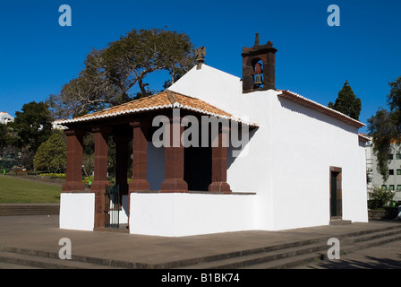 Dh Parque de Santa Catarina Funchal Madeira cappella di Santa Catarina chiesa Foto Stock