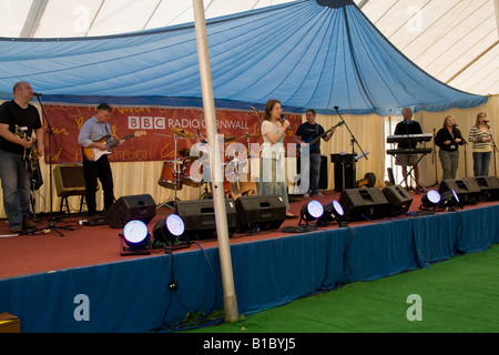 BBC radio cornwall presso il Royal Cornwall Show 2008 Foto Stock