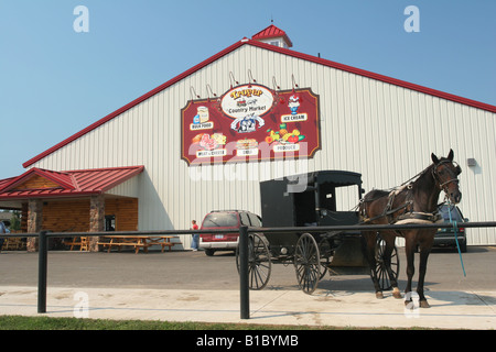 Paese Troyer Market Berlino Ohio Foto Stock