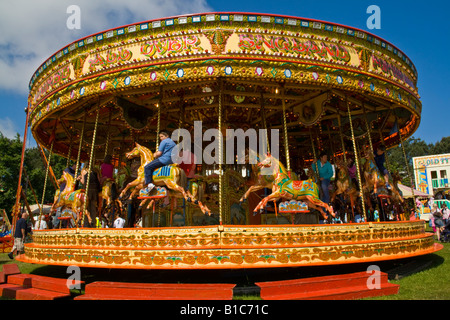 Fairground Ride presso il Royal Cornwall Show 2008 Foto Stock