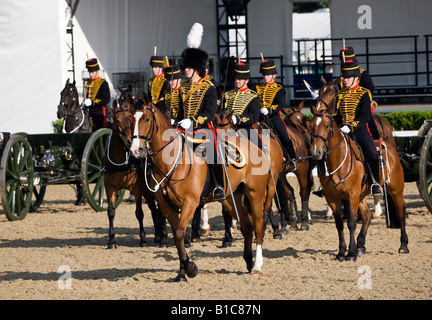 Re le truppe della guardia reale Londra England Inglese Foto Stock