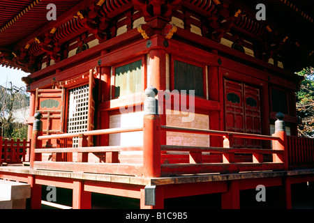 24 nov 2004 - pagoda rossa al tempio Kitain nella città giapponese di Kawagoe, meglio conosciuto come Piccolo Edo. Foto Stock