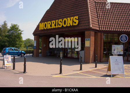 Ingresso al Morrisons Store a Beccles,Suffolk, Regno Unito Foto Stock