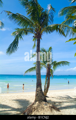 Spiaggia Bianca, Filippine, Boracay Foto Stock