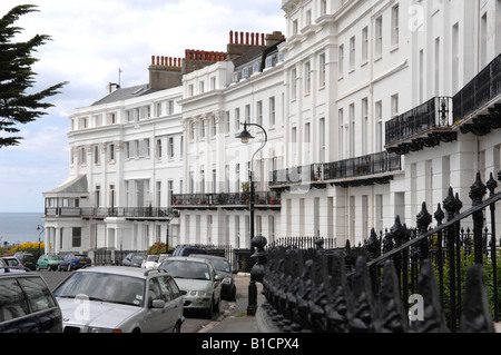 Regency proprietà di stile in Lewes Crescent Brighton Giugno 2008 Foto Stock