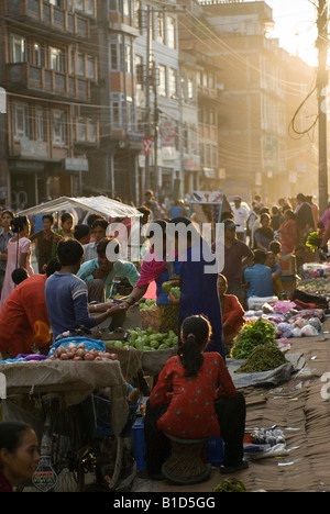 Marketplace in Kathmandu, Napal Foto Stock