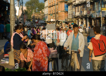 Marketplace in Kathmandu, Napal Foto Stock