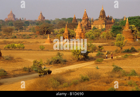 Bagan della zona archeologica di Bagan Myanmar Foto Stock