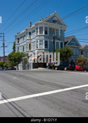 Edificio in stile vittoriano Potrero Hill San Francisco California USA Foto Stock