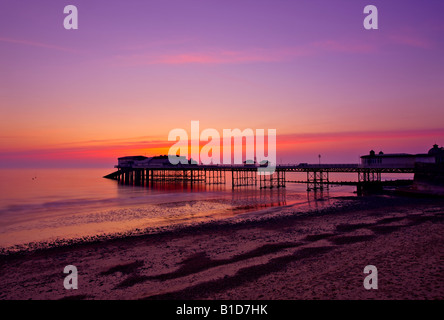 Cromer Pier sunrise Foto Stock