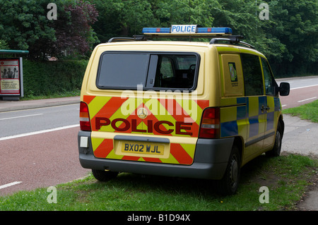 La polizia di sicurezza mobile a velocità telecamera trappola Cambridge Foto Stock