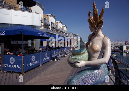 Mermaid a piedi, Brighton Marina, Brighton, Sussex, Inghilterra Foto Stock