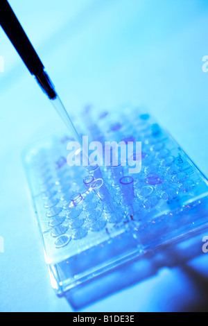 Q chip la scienza medica Development Company Cardiff Foto Stock