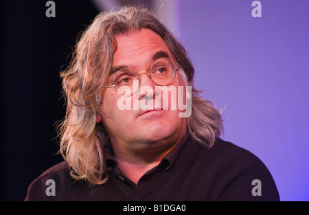 Paul Greengrass un film del regista e sceneggiatore raffigurato a Hay Festival 2008 Hay on Wye Powys Wales UK Foto Stock