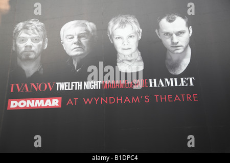 Poster per Wyndham's Theatre London - Programma 2008-2009 Foto Stock