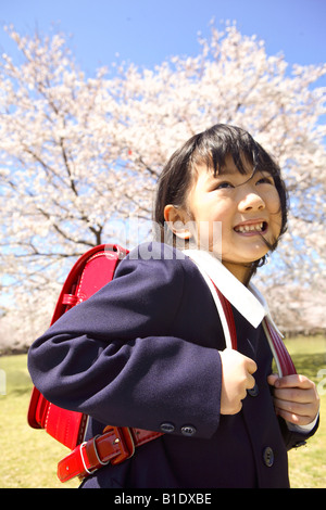 Ritratto di schoolgirl Foto Stock