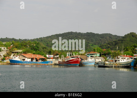 Bay nel foro Coxen, Roatan Island, Bay Isands, Honduras, America Centrale Foto Stock