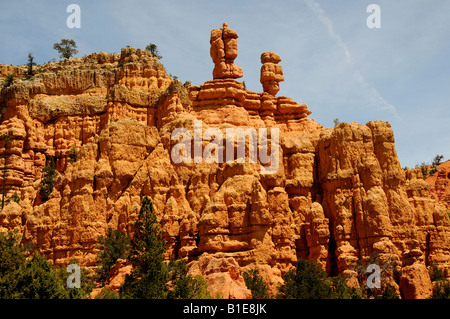 Hoodoos in rosso Canyon dello Utah Foto Stock