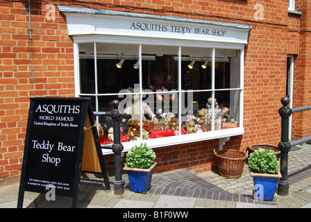 Asquiths Orsacchiotto Shop, High Street, Eton, Berkshire, Inghilterra, Regno Unito Foto Stock
