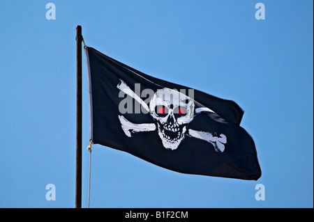 Bandiera pirata Foto Stock