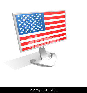 Bandiera degli Stati Uniti d'America unitet stati dell America us Foto Stock