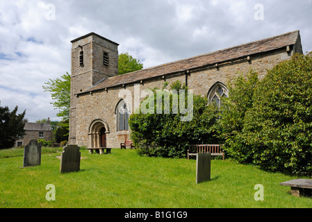 Chiesa di San Giovanni Evangelista, Gressingham, Lancashire, Inghilterra, Regno Unito, Europa. Foto Stock