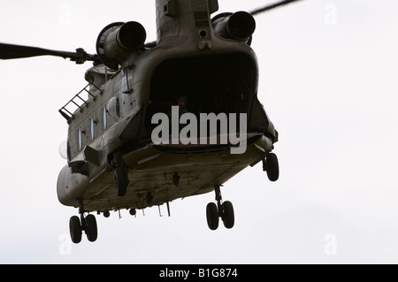 Boeing Chinook HC2 RAF Team Display a Kemble Air Show 2008 Foto Stock