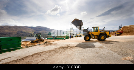 CAT CLYDEboyd caricamento Caterpillar Foto Stock