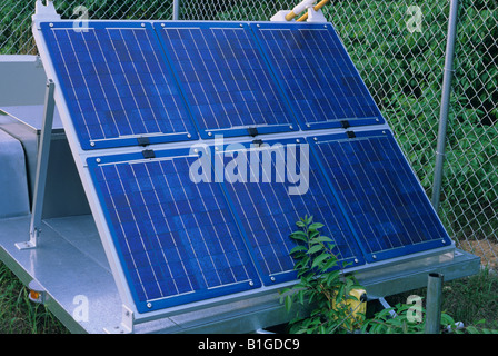 Portable pannelli solari Foto Stock